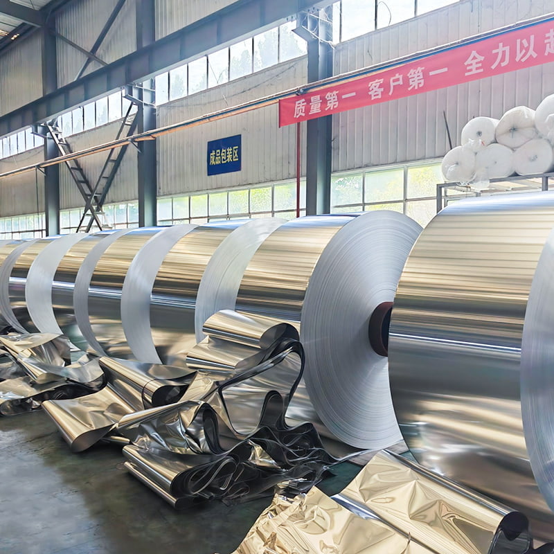 Feuille d'aluminium lisse