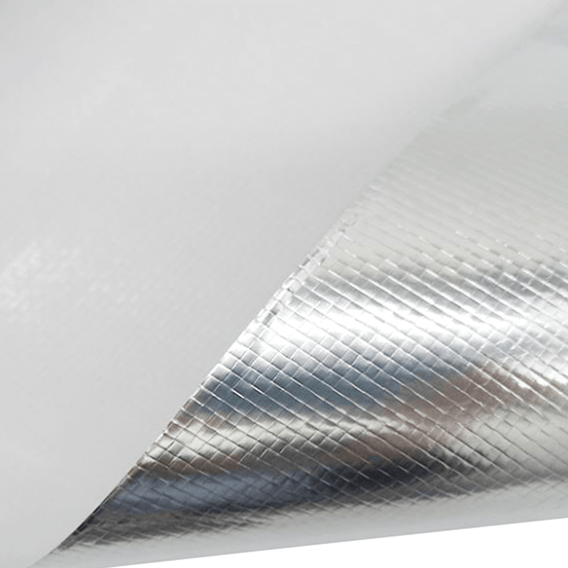 Tissu tissé PE stratifié de papier d'aluminium Tissu tissé PE stratifié de papier d'aluminium